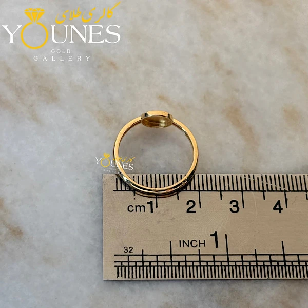 انگشتر دایره مینیمال طلا